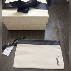 Yves Saint Laurent Beaute YSL Canvas Makeup Bag - Medium Pouch
